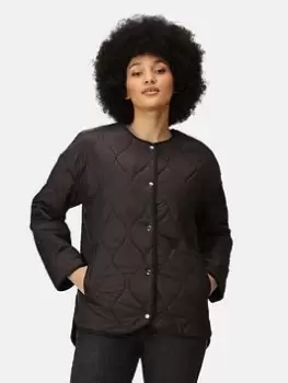 Image of Regatta Harletta Baffled/quilted Jackets, Black, Size 10, Women