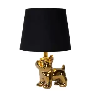 Image of Lucide Extravaganza Sir Winston Retro Table Lamp 1xE14 Gold