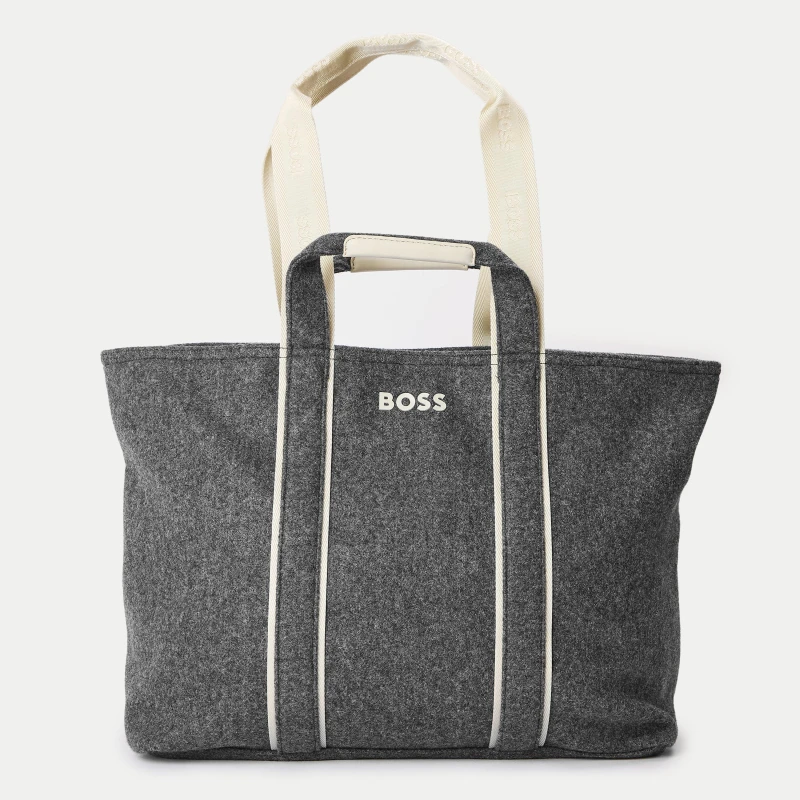 Image of Boss Womens Palmah Tote Bag, Stylish Tote Dark Grey 023 female One Size