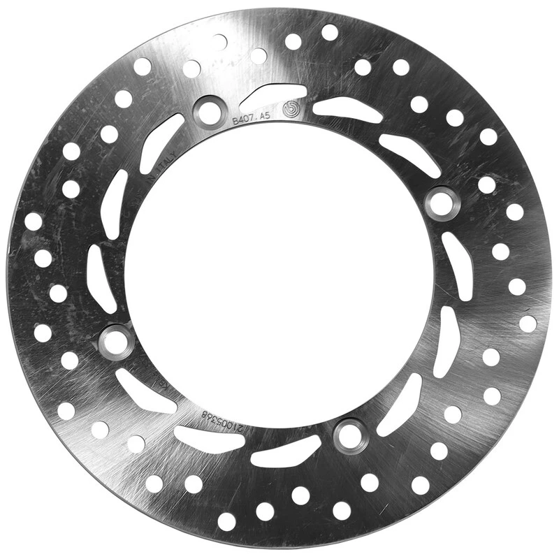 Image of BREMBO 68B407A5 Brake disc PRIME - Serie-Oro - Fixed Disc Front, Perforated Brake Disc (82)