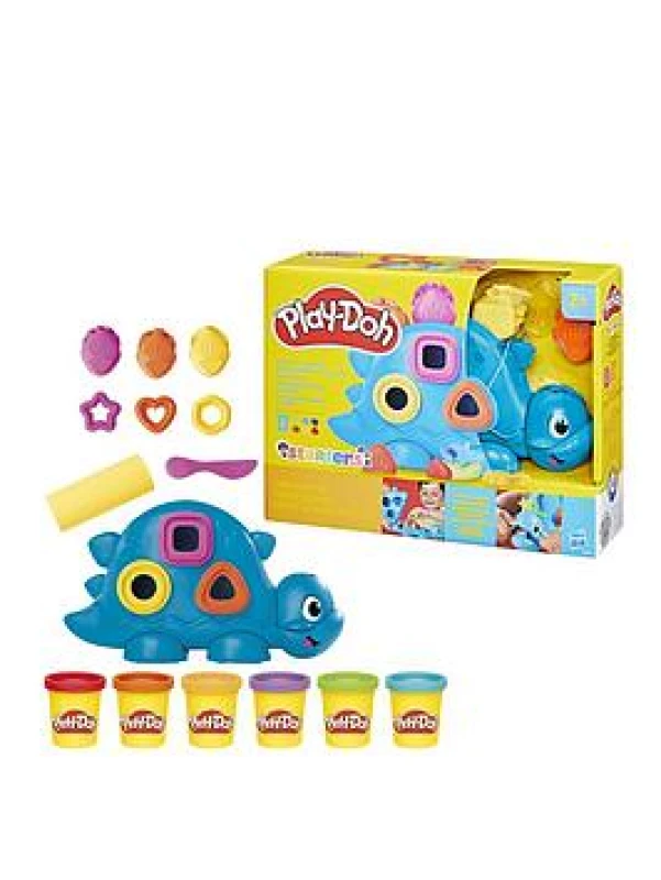 Image of Play-Doh Starters Shapes & Colours Dinosaur Toy Dino Shapes & Colors
