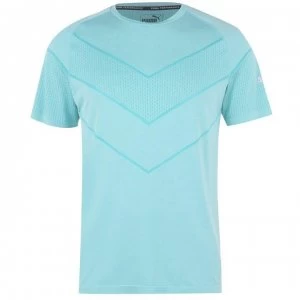 Image of Puma Reactive Evo Knit LQD CELL TENSION T Shirt Mens - Green