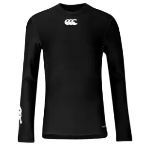 Image of Canterbury Childrens/Kids Long Sleeve ThermoReg Base Layer Top (M) (Black)