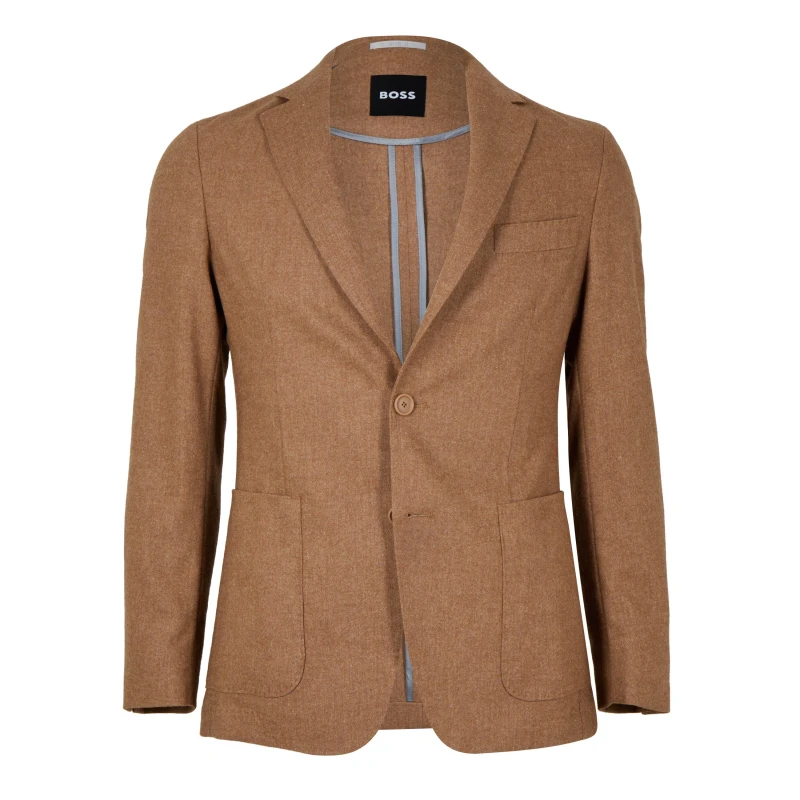 Image of Boss Mens Hanry Tailored Blazer Medium Beige male 36 (46)