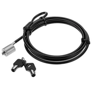 Image of SecurityXtra - NoteSaver - Laptop Security Cable, 6mm - Black - KA