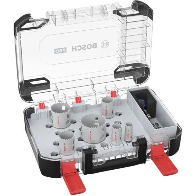 Image of Bosch PRO 9 Piece Multi Material PC Plus Hole Saw Set 2608594427