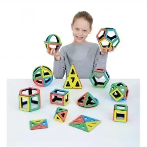 Image of Magnetic Polydron Mathematics Set