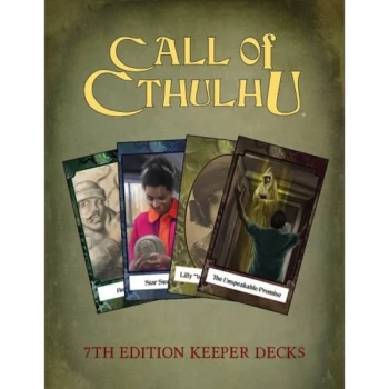 Image of Call of Cthulhu Keeper Decks - 4 decks for CoC 7th