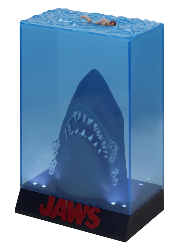 Image of JAWS LIGHT-UP 3D POSTER 50TH ANNIVERSARY