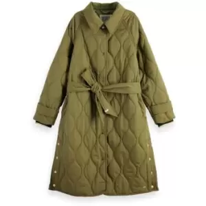 Image of Scotch and Soda Quilted Jacket - Green