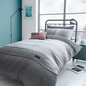 Image of Catherine Lansfield Denim Bed Set - Double