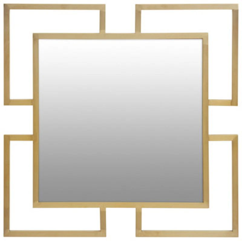 Image of Orsina Allure Gold Brushed Small Wall Mirror
