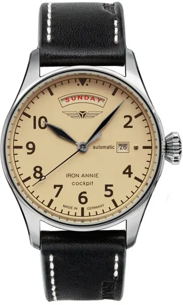Image of Iron Annie Watch Cockpit Mens D - Beige IRN-257