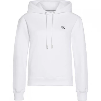 Image of Calvin Klein Jeans Calvin Klein Embroidery Hoodie - Bright White
