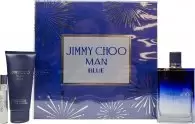 Image of Jimmy Choo Man Blue Gift Set 100ml Eau de Toilette + 100ml Shower Gel + 7.5ml EDT