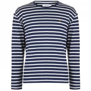 Image of Farah Vintage Farah Bain Long Sleeve T Shirt - 415 BOB Blue