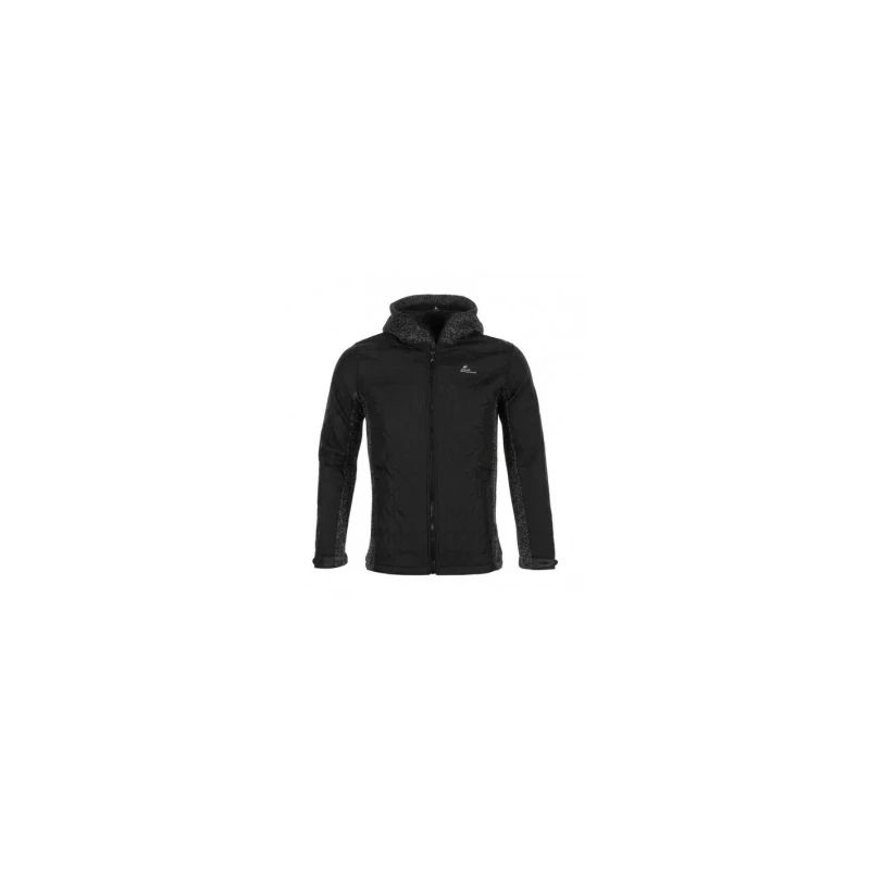 Image of Quilted fleece jacket Peak Mountain Cava Noir Male M