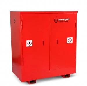 Image of Armorgard Flamstor Chemical and Flammables Hazardous Cabinet 2500mm 750mm 2300mm