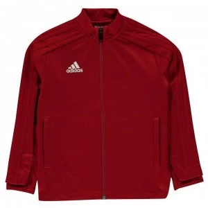 Image of adidas Tracksuit Jacket Junior Boys - Red/Black