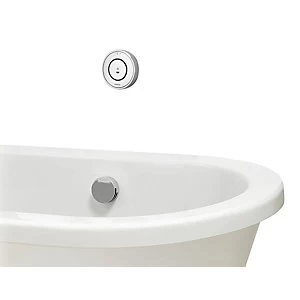 Image of Aqualisa Unity Q Smart High Pressure Combi Bath Mixer with Overflow Filler