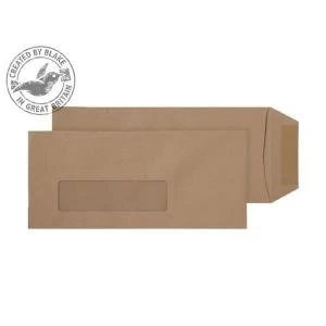 Image of Blake Purely Everyday 229x102mm 80gm2 Gummed Window Pocket Envelopes