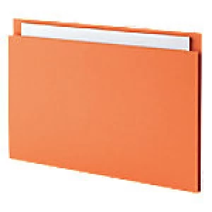 Image of Guildhall Square Cut Folder Orange 315gsm Manila 100 Pieces