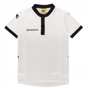 Image of Diadora Fresno T Shirt Junior Boys - White/Black
