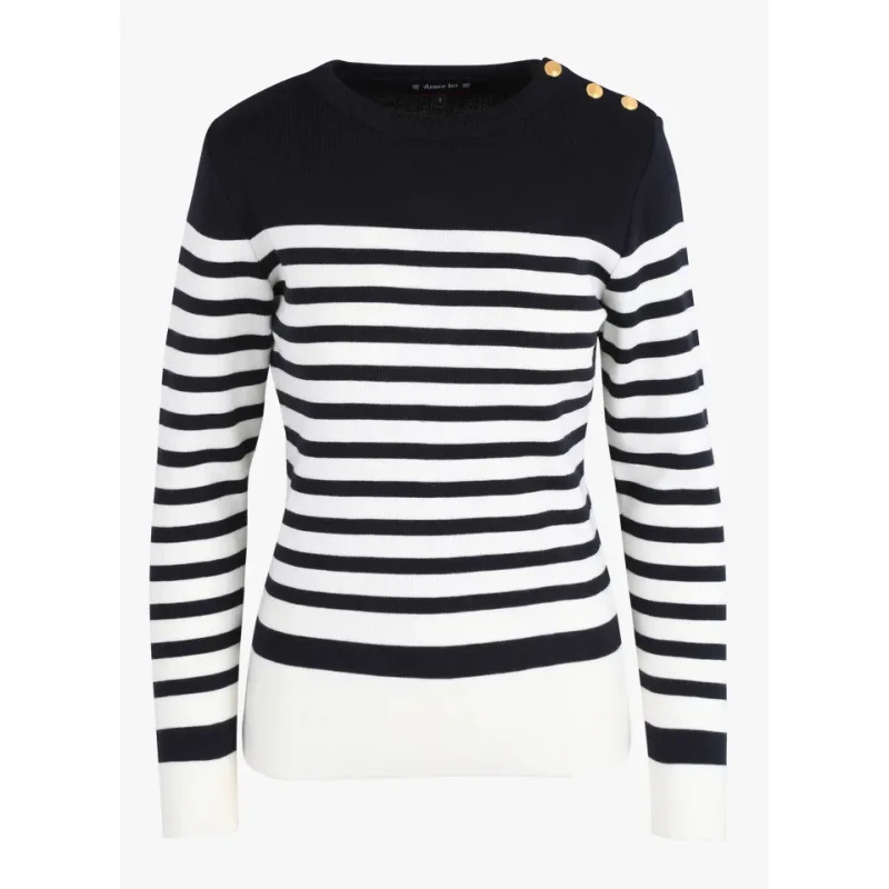 Image of Armor-Lux Womens sailor sweater Armor-Lux ML Blanc Female S