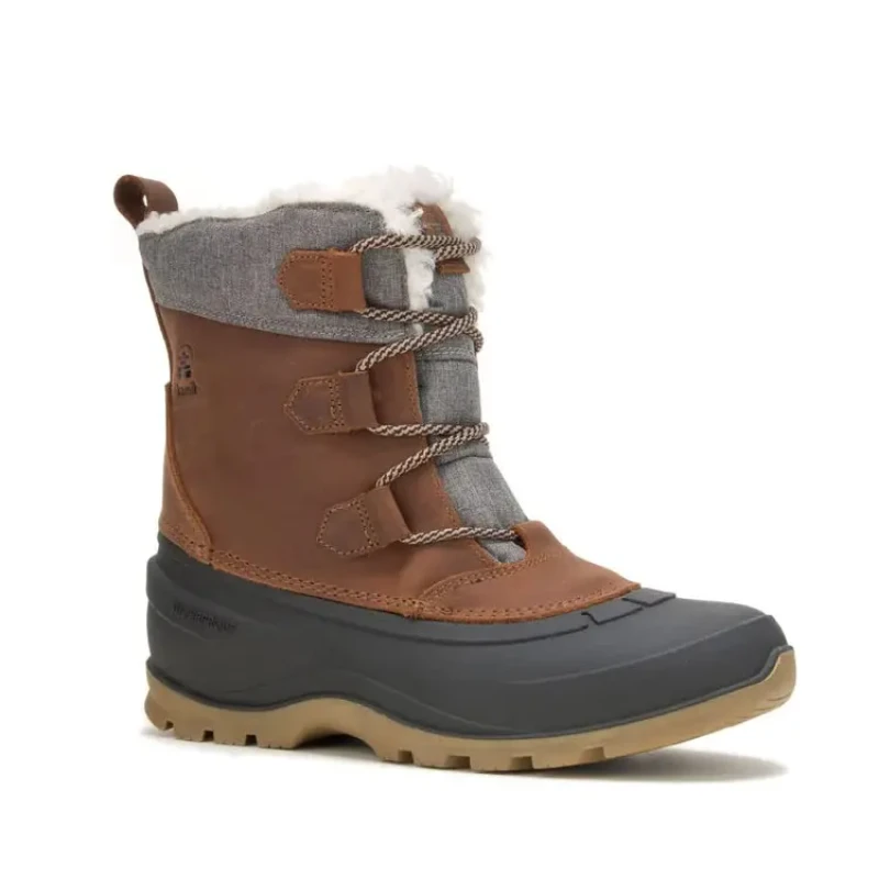 Image of Kamik Womens winter boots Kamik Snowgem Lo Marron Female 41