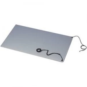 Image of ESD bench mat set Grey L x W 900 mm x 600 mm BJZ C 184 102P 10.3 incl. PG strap incl. PG connector incl. PG cable