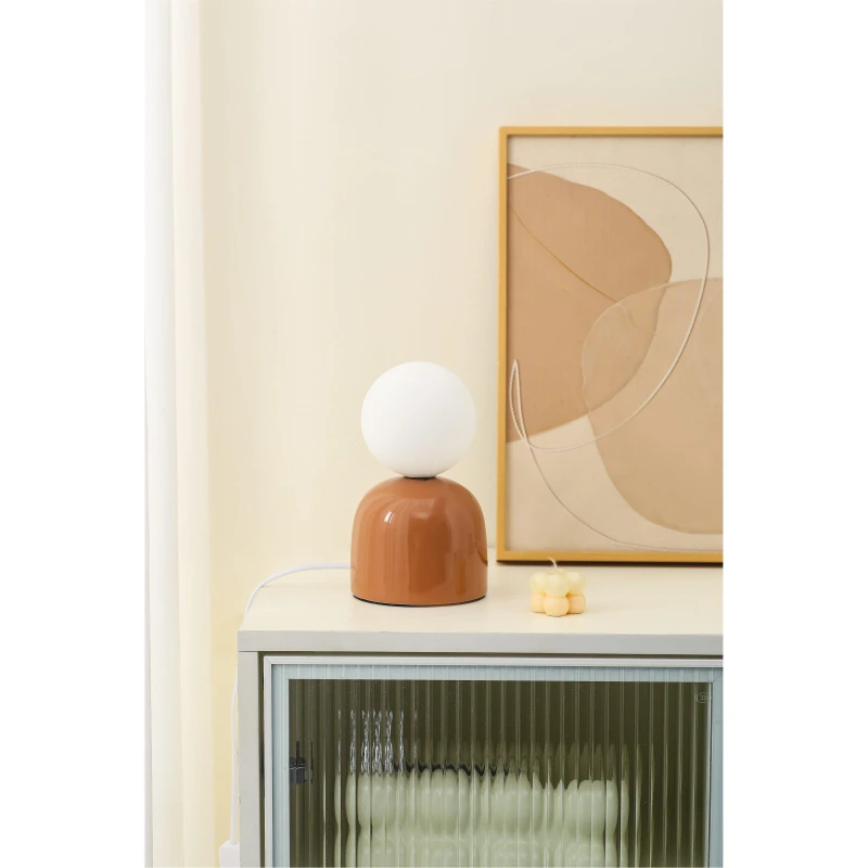 Image of K Living Manila Brown Ceramic Table Lamp Brown unisex One Size