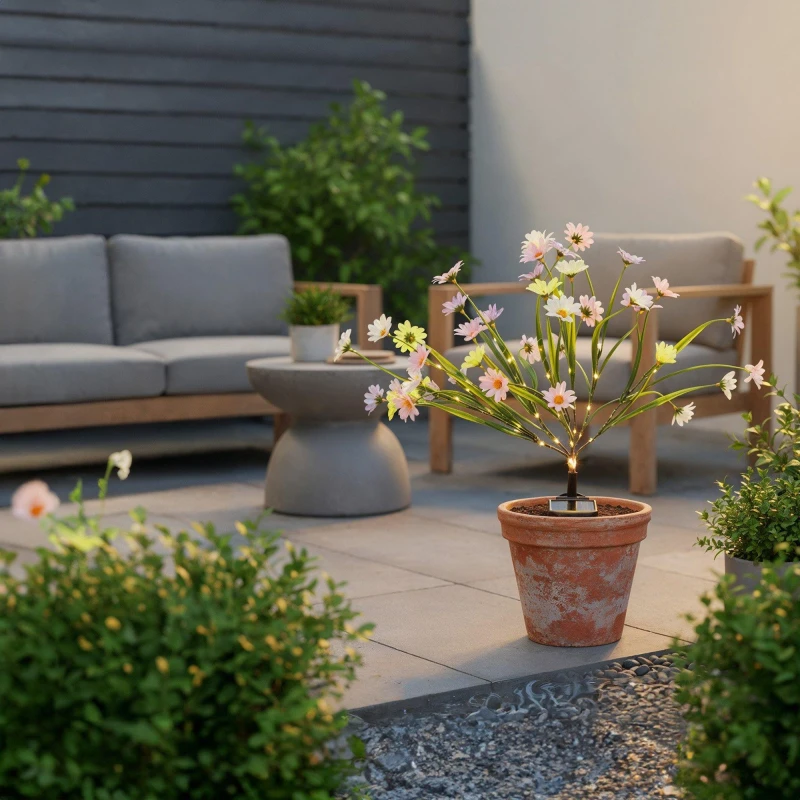 Image of Streetwize Wild Chrysanthemum Solar Lights Multi unisex One Size