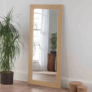 Image of Yearn Mirrors Yearn Oak Framed Mirror Bevelled 170X79Cm