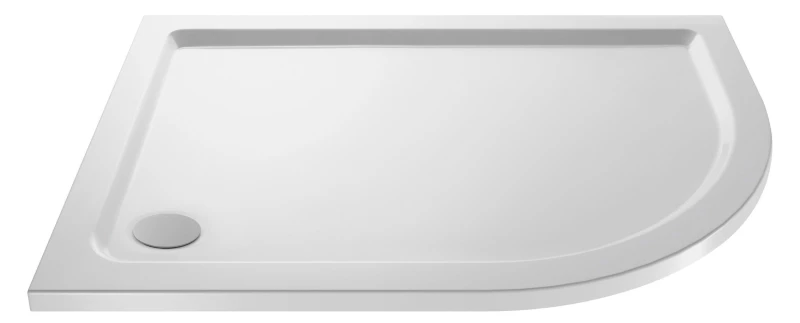 Image of Balterley Premium Shower Tray - Right Hand Offset Quadrant - 1000mm x 800mm - White White