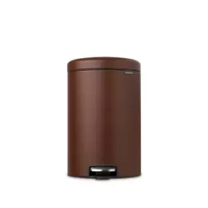 Image of Brabantia Newicon Pedal Bin 20L - Mineral Cosy Brown