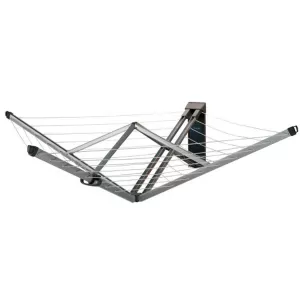 Image of Brabantia Wallfix Clothes Airer With Cover