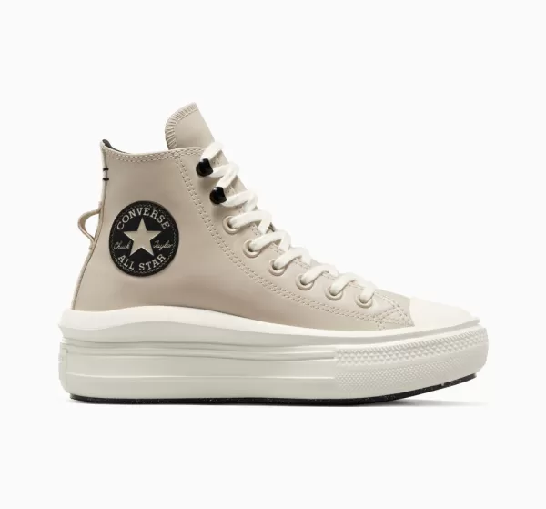 Image of Chuck Taylor All Star Move Platform Fleece-Lined Leather