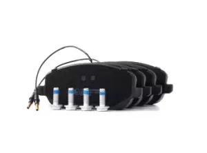 Image of RIDEX Brake pad set 402B0104 Brake pads,Brake pad set, disc brake FIAT,PEUGEOT,CITROEN,Ulysse (179_),Scudo Kastenwagen (220_),Scudo Kombi (220_)