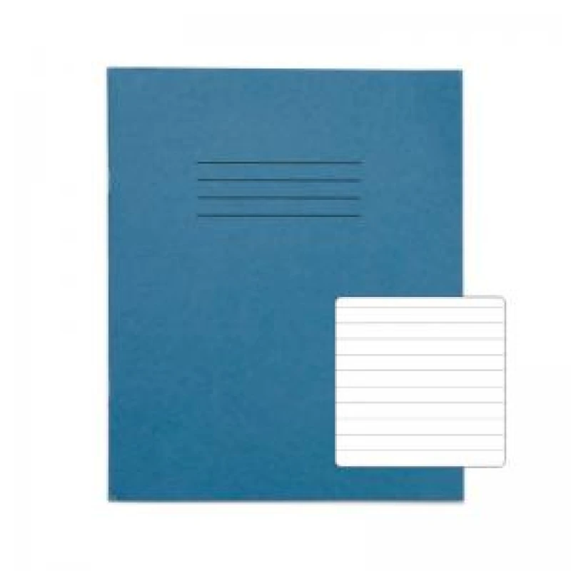 Image of RHINO 8 x 6.5 Exercise Book 32 Pages 16 Leaf Light Blue 8mm Lined VTSRVEX1421816