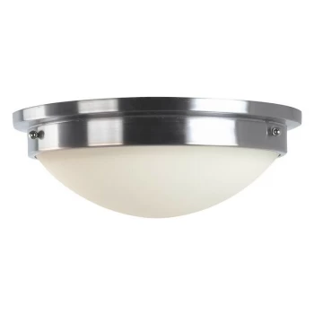 Image of Gravity - Round Flush Light, Polished Chrome - Elstead