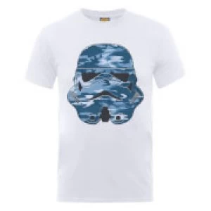 Image of Star Wars Stormtrooper Blue Camo T-Shirt - White - M
