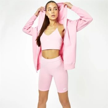 Image of Slazenger x Sophia & Cinzia Zip Through Hoodie - Pink