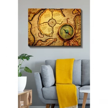 Image of Kanvas Tablo (70 x 100) - 54 Multicolor Decorative Canvas Painting