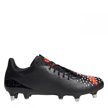 Image of adidas Predator Malice SG Rugby Boots - Black/Red/White