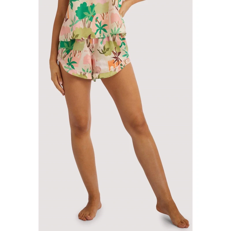 Image of Playful Promises Alja Horvat Recycled Abstract Print Short Multi female 24