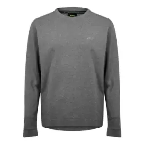 Image of Boss Salbo Curved Sweater Mens - Grey
