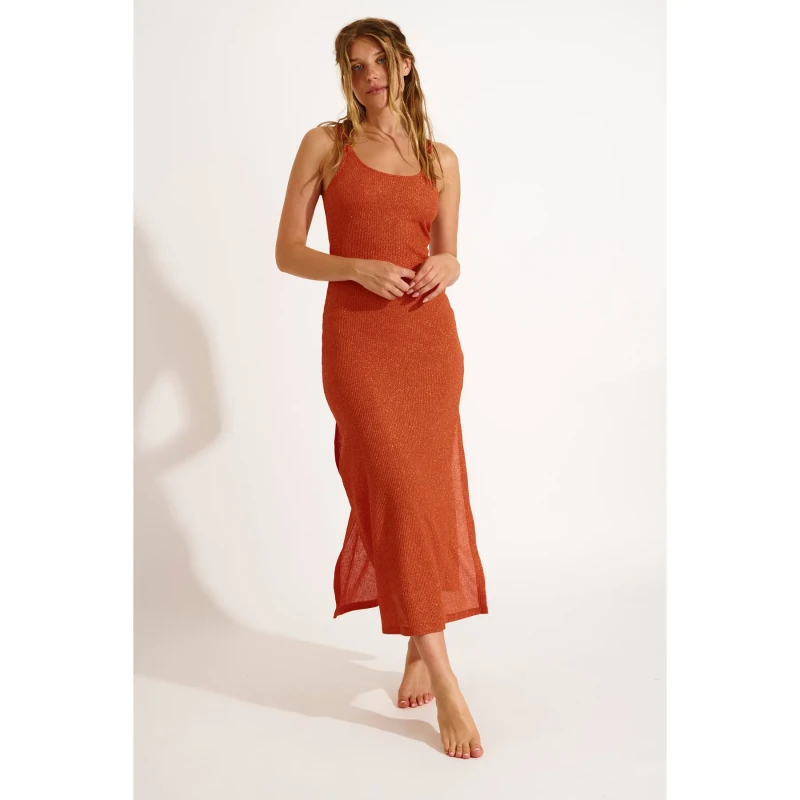 Image of banana moon Womens dress Banana Moon Amiva Goldenrib Orange Female M