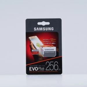Image of Samsung 256GB EVO Plus UHS-I MicroSDXC Memory Card with SD Adapter MB-MC256GA