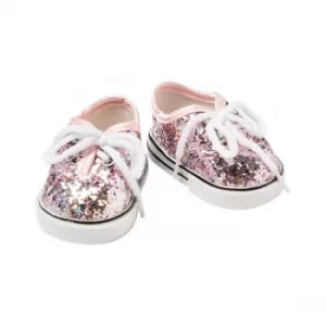 Image of I'm a Girly Rose Gold Glitter Sneakers