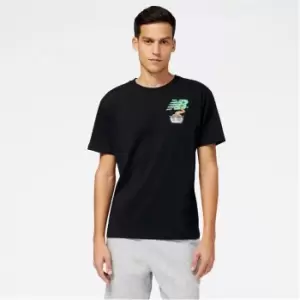 Image of New Balance NBLS Graphic T Shirt - Black